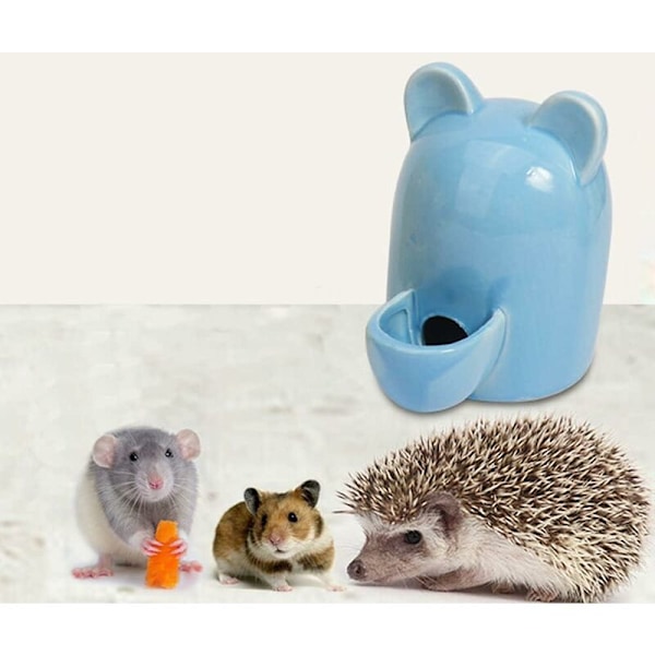 Keramisk Vattendispenser för Smådjur, Automatisk Marsvinsvattendispenser, Tyst Keramisk Dricksvattenbehållare, för Hamster, Chinchilla, Marsvin, Igelkott, 25
