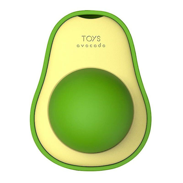 Avocado Kattdjur Leksak Boll Ätbara Katt Leksaker Tänder Slickar Tänder Rengöring Tandvård Katt