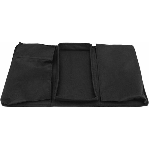 Sofa Armlæn Hængende TV Fjernbetjening Organizer Sofa Opbevaringspose med Kopholder Bakke Sofa Opbevaringsbakke (Sort)
