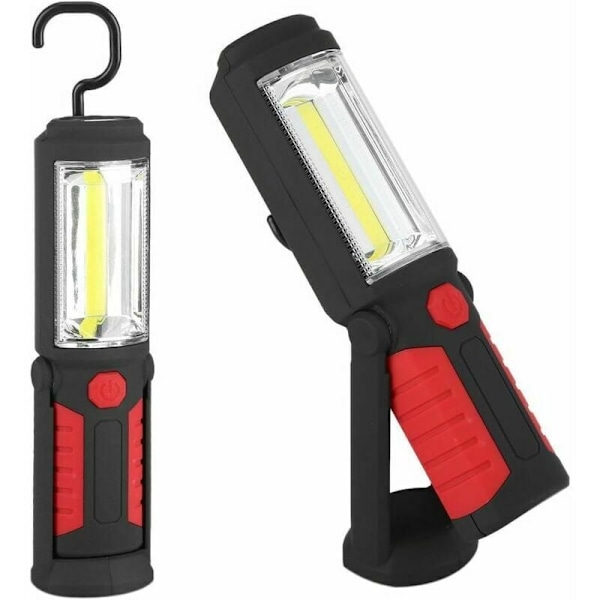 Laderbar LED arbeidslys med magnetisk 3W LED lommelykt, (1 stk)
