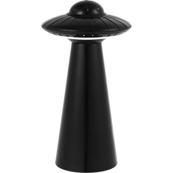 Dæmpbar LED-nattelys bordlampe USB genopladelig til børn baby seng stue soveværelse studie atmosfære belysning sort