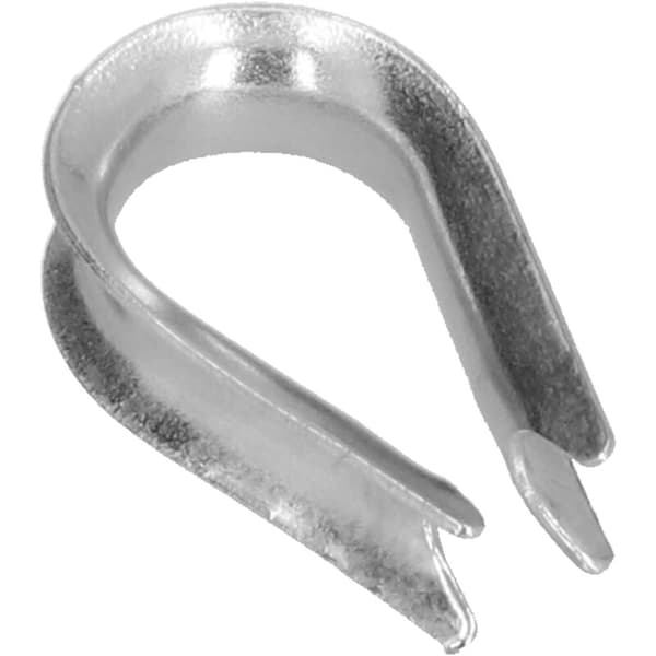 50 stk. Wire Rope Thimble Wire Rope Clips Rustfrit Stål Kabel Rigging Værktøjer til Skibsbygning(M3(3mm))