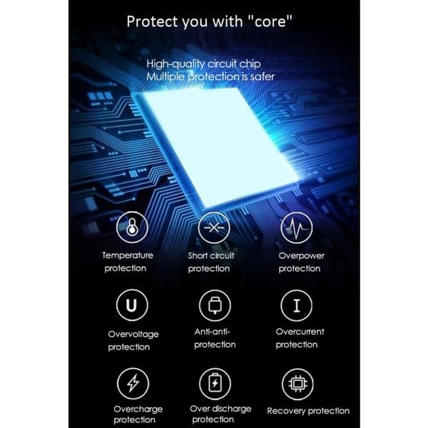 8-sporers Smart Intelligent Litiumbatterilader for AA AAA 1.5V Oppladbare Batterier