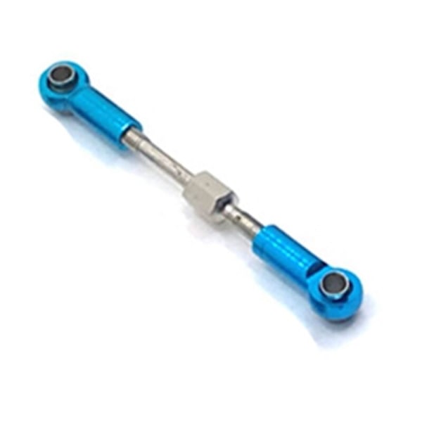 Metall bakre styrestang kobling servo styrestang sett for 104072 1/10 RC bil oppgraderinger deler tilbehør, svart