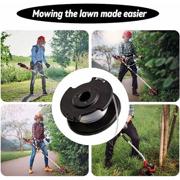 4 stk. reservedele til Einhell GE-CT 18/28 Li, nylon plæneklipper, reservedelsspole til Einhell GE-CT 18/28 Li og GE-CT 18/28 Li TC