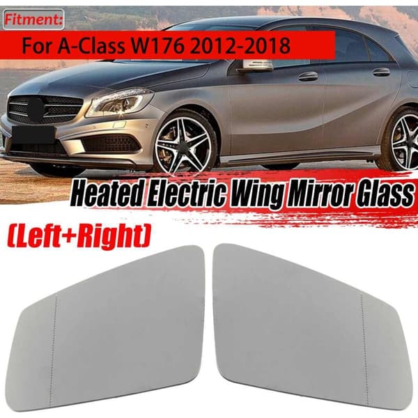 Vänster höger uppvärmd sidospegelglas för A-klass W176 2012-2018