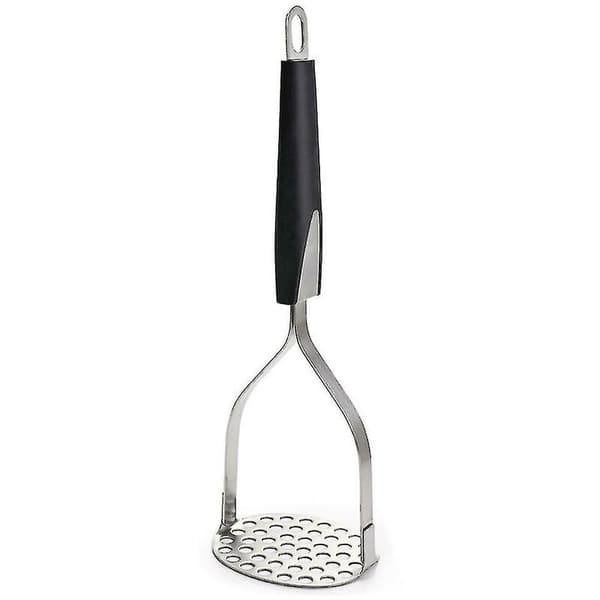 Rustfritt stål potetmoser med bredt og ergonomisk horisontalt