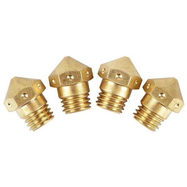1.75/0.4mm Trådkopplad Mässingmunstycke för 3D-skrivar Extruder Tillbehör Mk10 för I3 Plus