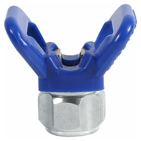 Luftløs malingssprøytepistol Flat Nozzle Seat Guard for Sprayer Universal Tool (Blå)