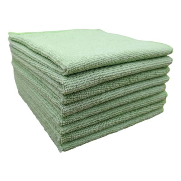 Mikrokuitukeittiöpyyhkeet, Keittiöpyyhkeet, Premium-astiapyyhkeet, Keittiöpyyhe, Puhdistusliinat, Pehmeät Imuvat Nukkaamattomat, 4 kpl, 30x30cm, Vihreä