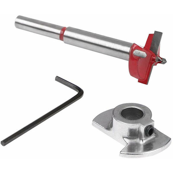 Träsvarv, Ø 25 mm Justerbar positionering Träborr, Cementerad karbidhålsåg med djupstopp (Djupområde 1040 mm)