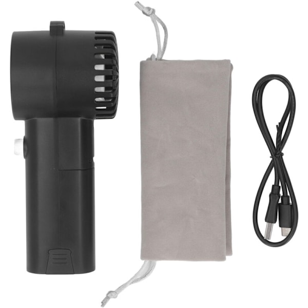 Mini Justerbar Turbo Fläkt 4400mAh Dammblåsan Justerbar Laddningsbar Handhållen Turbo Fläkt