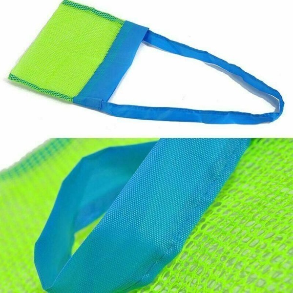 Meshväska för sandleksaker Strandväska Mesh Förvaringsväska (Storlek 2, 2 st, 24×24 cm)-