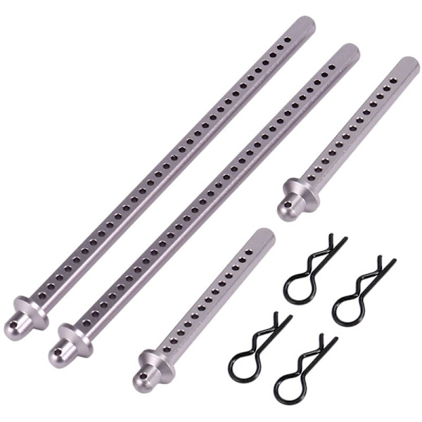 Hull Column Metal Extended Body Posts for 1/10 RC Crawler Car Axial SCX10 II 90046 90047 Upgrade Parts