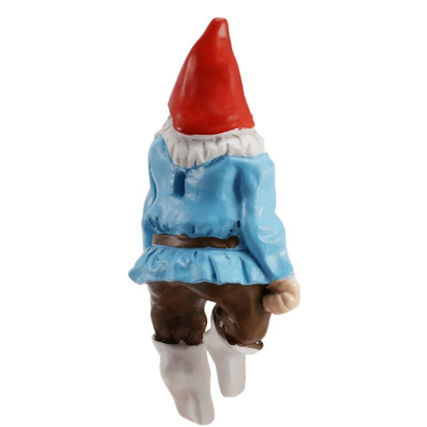Gnome trädgårdsstatyer utomhus trädgårdstomtar prydnader roliga trädgårdsskulpturer Decoartion-C