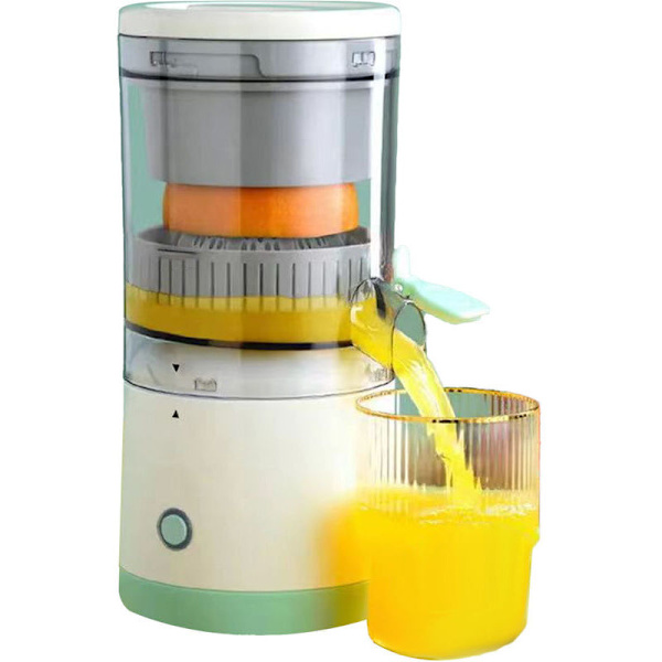 Saftmaskin Juice Machine 360° Bærbar Saftmaskin Elektrisk Automatisk Appelsinjuiceekstraktor Maker for Hjem Kjøkken Reise Hotell Kompakt Liten