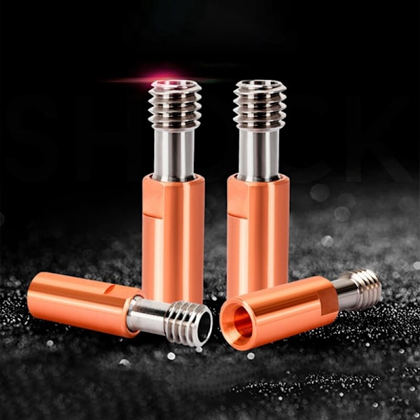 2 stk. All Metal CR10-TCrazy Titanium Kobber Varmeafbryder Hals 27mm til CR10 -10S Hotend 3 5 3D Printer