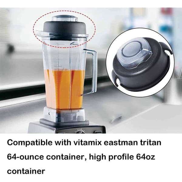 2-delt låg og hætte til 64 ounce beholder blender reservedele (høj profil) til 5200 5000