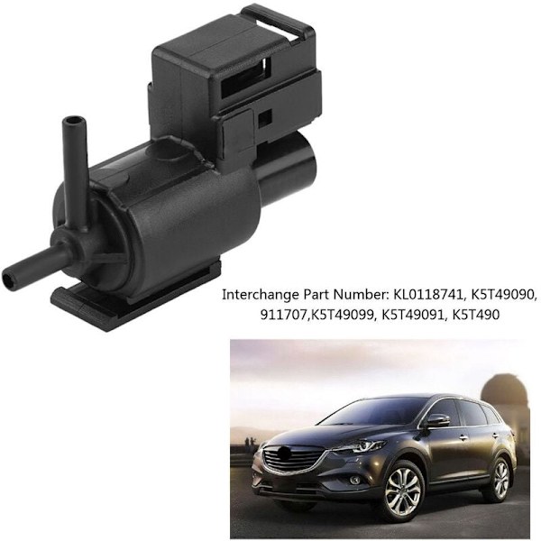 Bilelektromagnetisk vakuumventil til udstødningsgasrecirkulation af 100 % overlegen kvalitet.