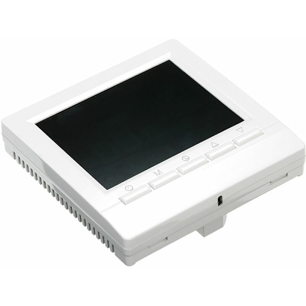 Elektrisk värmetermostat, manuell knapp 16A, negativ display, ingen Wifi