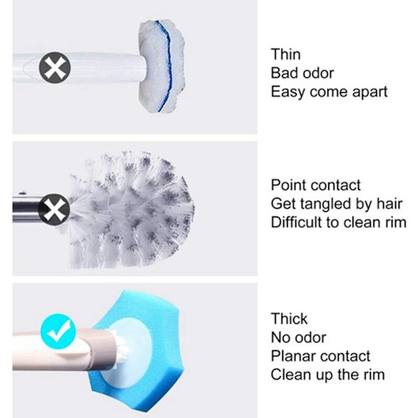 Toalett Disposables Refill Fresh Brush Engangs Refills - 96
