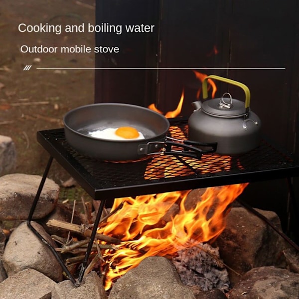 Bärbar Fällbar BBQ-Bord för Utomhus Camping Vattentät Grillbord för Resor