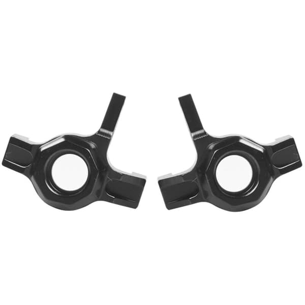 2 stk. aluminiumslegering styrenav til Axial RR10 90048 Wraith AR60 RC Crawler - Sort