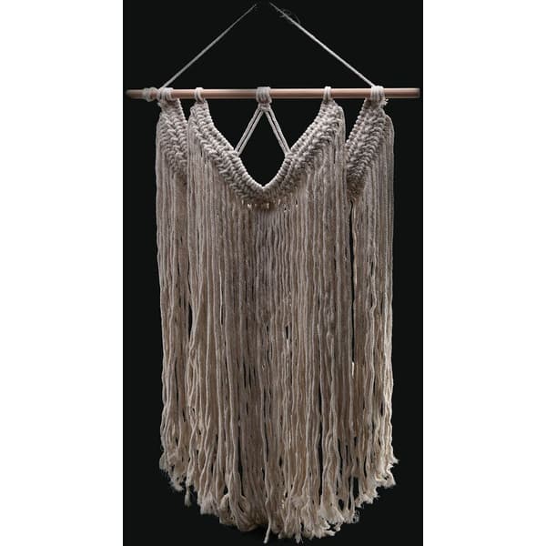 Macrame väggbonad väggdekor bohemisk bohemisk stil vävd heminredning