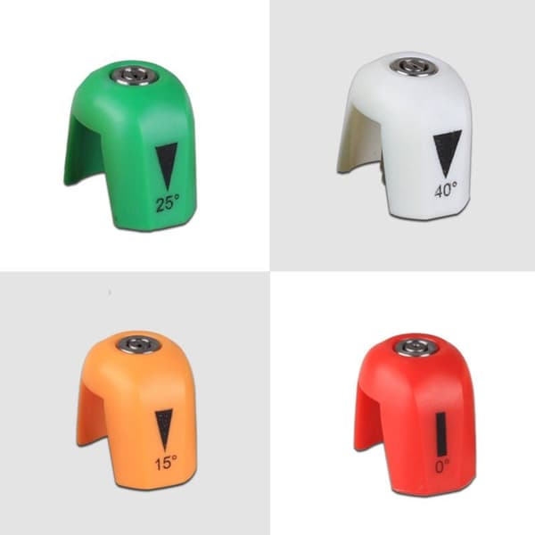 Spraydysetips til multi-graders rengøringsmiddel, 1/4\" forbindelse, spraykits til , 4-pak