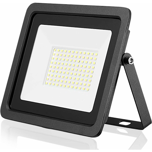 Udendørs LED-Overlysværker 10W 20W 30W 50W 100W Vægfremspring Reflektor IP68 Vandafvisende Havebelysning (Varmt Hvidt, 10W)