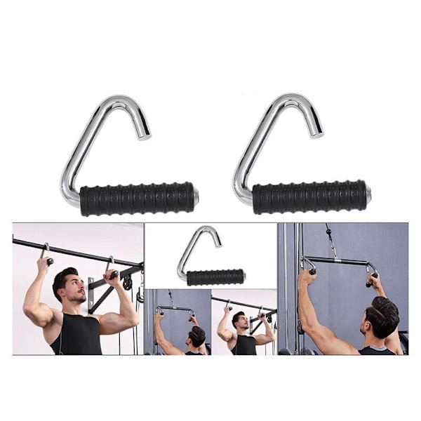 2 kpl Kuntosalin Vastuskahvat DIY-Hihnapyöräkoneelle Lat Pull Down Biceps Triceps Kuntosalille