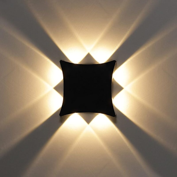 18W Moderne LED Vægskinne Op/Ned Vandtæt IP65 Aluminium LED Indendørs/Udendørs Vægskinne til Soveværelse Stue Badeværelse Trapper Gang