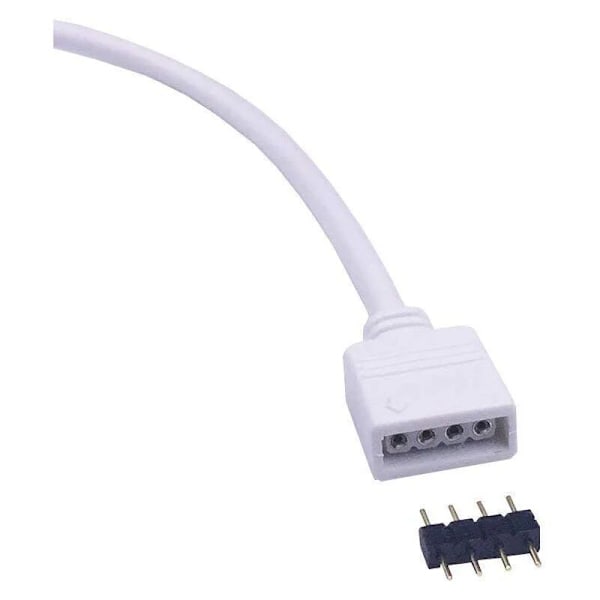 2 kpl Jakajakaabeli 1-2 RGB LED-nauhajakajakaabeli LED-nauha 2-tie DC-jakaja 1-2 LED-jakajakaabeli 4-napainen jatkokaabeli SMD 5050 352:lle