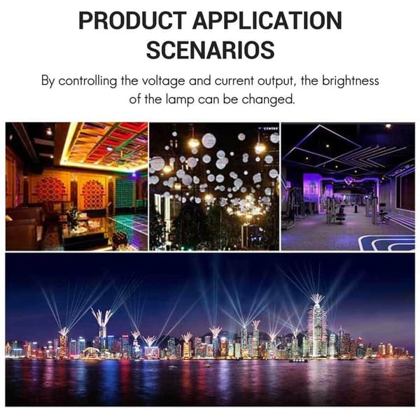 LED-lysjusterer DC 12-24V 30A / Ingen stroboskop med knappbryter LED-lysstang Dimmerbryter
