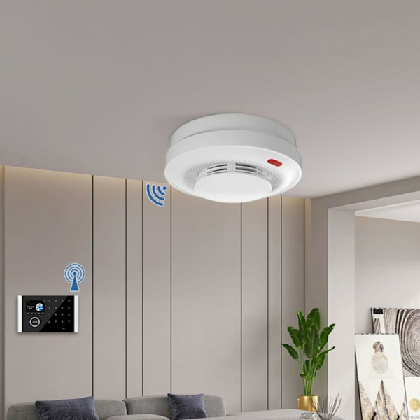 Smartware Röksensor - Optisk sensor - Livslängd: 5 år - Testknapp - 85 dB, Vit