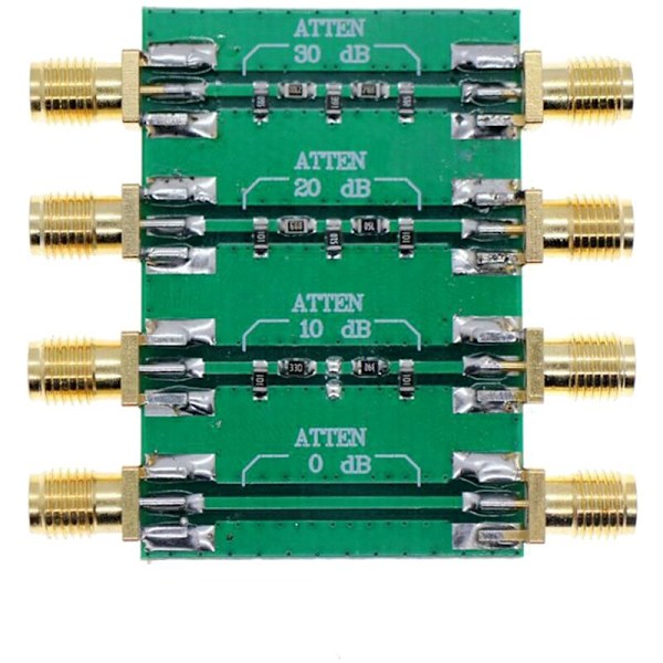 23DBm DC 4.0GHz RF-vaimenninmoduulilevy SMA kaksoispää 0DB 10DB 20DB 30DB