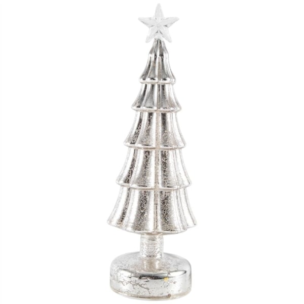 1 stk. Juleglass nattlys for romantisk juleferie atmosfære ornamenter LED lysdekorasjon