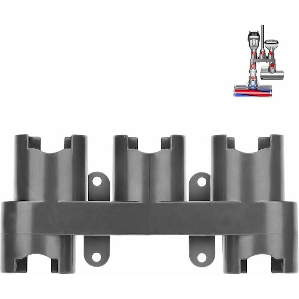 Vægbeslag til Dyson V11 V10 V8 V7 Støvsuger, Tilbehørsholder Dok Station til Dyson V7 V8 V10 V11 Serie Støvsuger (med Delepakke)