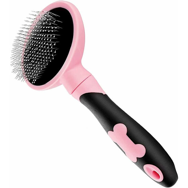 Pet Grooming Brush (Pink)