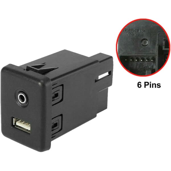 For Opel A Audio Auxiliary Socket AUX USB Charging Port Module 13599456
