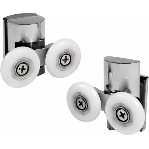 Duschrull upp och ner Rullar för Duschdörr 23mm Duschdörr Rullar Glidande Duschdörr Rullar Dusch Glidande Dörr Rullar 23mm 2 Stycken