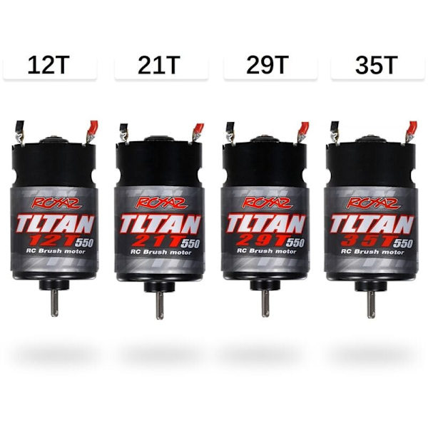 550 12T Harjattu moottori 60A ESC:llä 1/10 RC Crawler Axial SCX10 AXI03007 90046 TRX4 TRX6 Slash,4