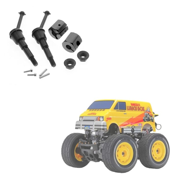 2 kpl metallista CVD-vetoakselin mutteria ja sovitinta SW-01 SW01 1/24 4WD kauko-ohjattavan auton päivitysosiin,