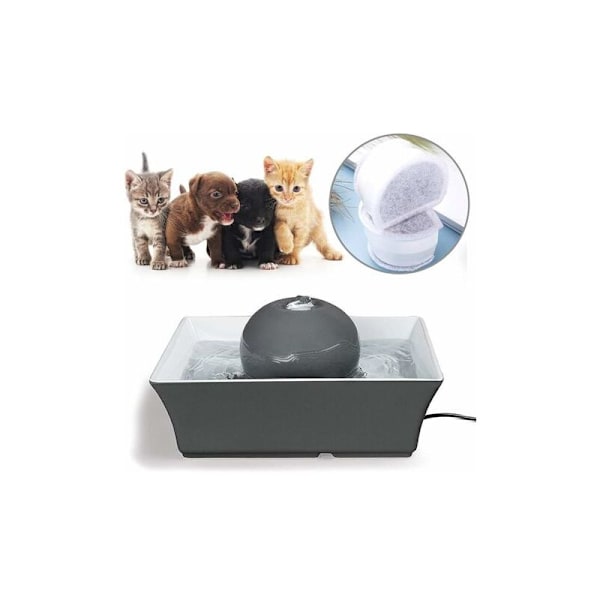 Reservekullfilter til PetSafe Drinkwell Avalon, Pagoda, 2 Gallon, Sedona og Seascape Fontene, 8-pakning Fontene Filter