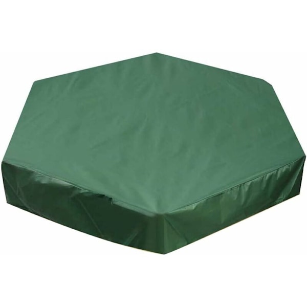 Hexagon Sandlåda Skydd med Dragkedja, Vattentät, Dammtät, Utomhus Trädgård Sandlåda Skydd 230cmx200cm