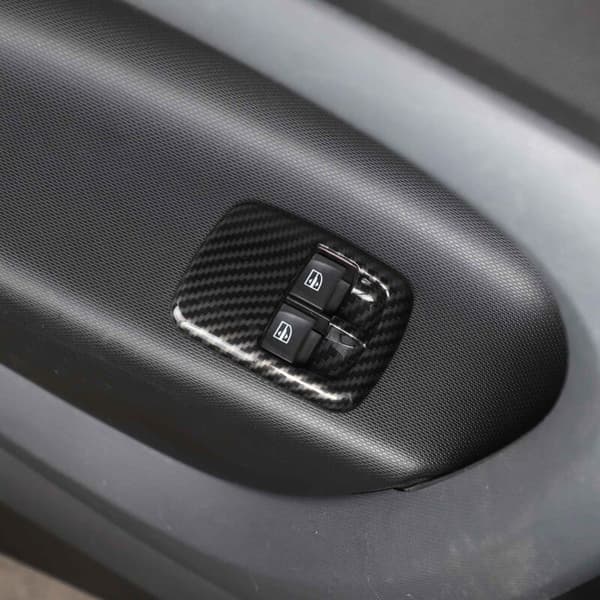 For- Smart 2015-2020 Glasløftramme Cover Trim Covers Auto Tilbehør