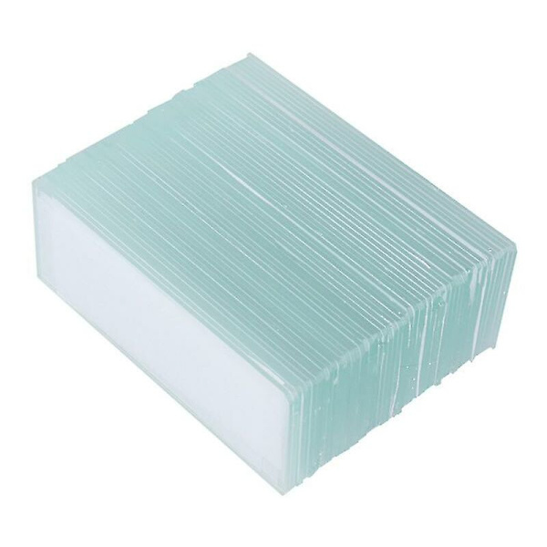 100 stk. klargjorte mikroskopglas