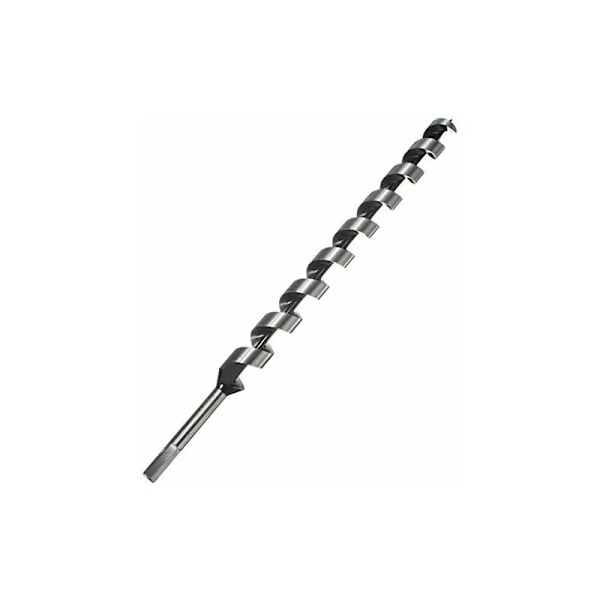 460mm Hex Shank Brad Point Auger Drill Bit Spiral Woodworking Drilling Tool - 10mm