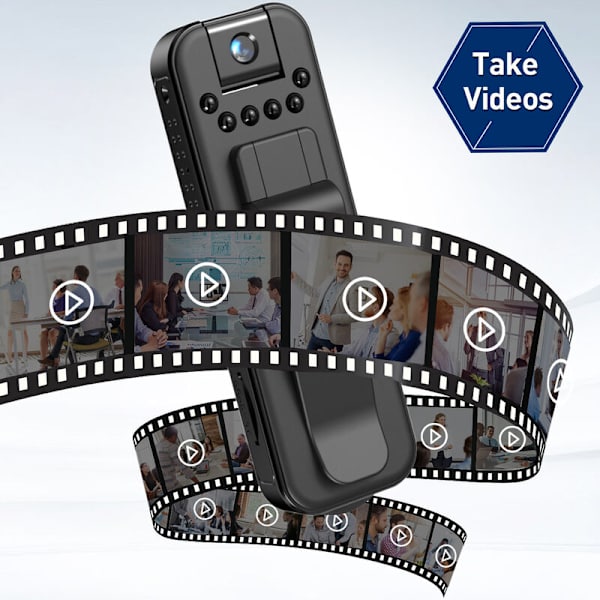 Mini Lomme Videooptager 1080P HD Video Loop Optagelse Nattesyn Kamera Mikro Spy Cam