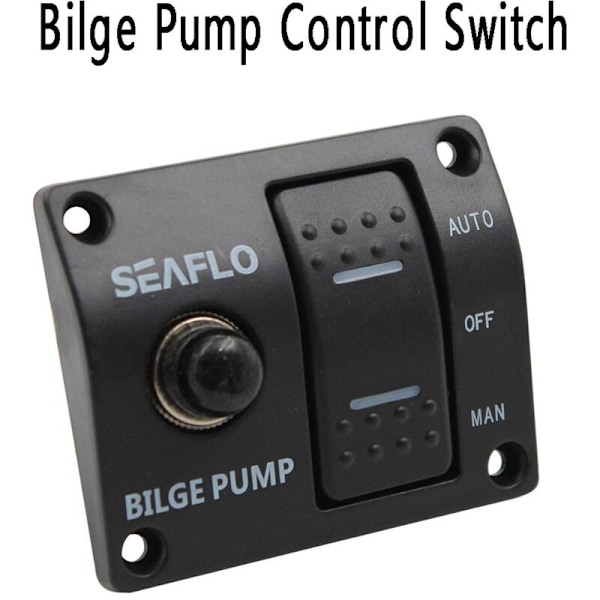 Til Bilgepumpe Bilgepumpe Kontrol Afbryder Auto Pumpe Panel Afbryder 3 Vejs Afbryder Panel